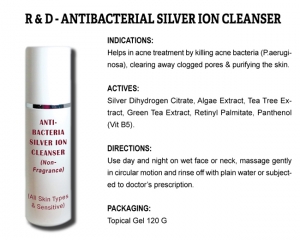 R & D Antibacterial Silver Ion Cleanser